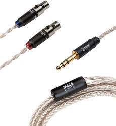 Meze Audio AUDIO Elite & Empyrean upgrade kábel 6.3mm, ezüstözött (MEM-S6.3)