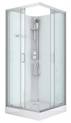 Sanotechnik DENVER hidromasszázs zuhanykabin, króm, termosztátos keverőcsappal (CL12) - ekereskedohaz