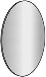 RIHO Shield kerek tükör, 100 cm, világítással matt fekete 217575 (217575)