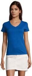 SOL'S Női Imperial V nyakú póló S kék