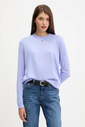 Tommy Hilfiger pamut pulóver könnyű, fekete, DW0DW20159 - lila S