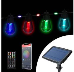Phenom Napelemes Smart szolár fényfüzér 84+15 db RGB LED -14, 5 m-bluetooth 11748 (11748)