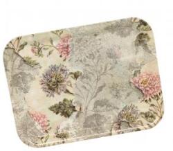  Tálca 38, 4*28, 5*2cm műanyag virágos mintával SJ6 (SJ6)