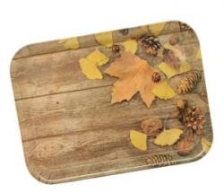  Tálca 38, 4*28, 5*2cm műanyag őszi levél mintával SJ26 (SJ26)