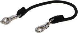 Coardă elastică Kerbl pentru legarea cailor, cu carabină rotativă și cârlig de panică (50 cm)