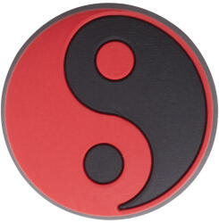 Crocs Jibbitz Jibbitz Crocs Red and Black Yin Yang