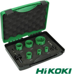 HiKOKI (Hitachi) Proline 4101071 Bi-metál körkivágó készlet, Ø 19-57 mm, 9 darabos (4101071)
