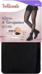  MELEG ÉS ÁTLÁTSZÓ 50 DEN - Női meleg harisnya 50 DEN - fekete S
