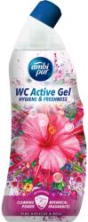 Ambi Pur WC Active gél WC-tisztító rózsaszín hibiszkusz és rózsa ízzel, 750 ml