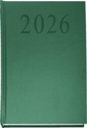  Naptár, tervező, A5, napi, 2027, zöld (EAG1676 / EAG2722)