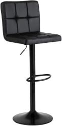 Klubfotel Bárszék NERO fekete műbőr/fekete váz