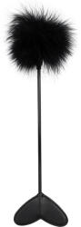 Orion Bad Kitty Feather Wand fekete pálca, cirógatására alkalmas erotikus kiegészítő