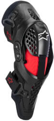  Alpinestars SX-1 plasma fekete-piros csuklós térdvédő (6500326-1498)