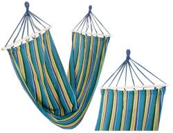 Anglia Hamac de grădină cu cadru, albastru/verde - 200x80 cm, până la 150 kg. 01284-103