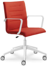 LD Seating Irodai szék OSLO 227-F80-N0, fehér csillagtalp és karfák