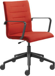 LD Seating OSLO 227 irodai szék, F80-N1, kereszt és karfák fekete színben