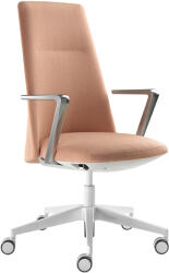 LD Seating MELODY DESIGN 785-FR, F40-N0 vezetői szék, fehér alumínium csillagtalp