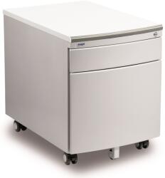 MAYER 32P8 W laminált fehér konténer, 2 fiókos, 2 fiókos