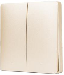 Luxion Dupla Kinetikus Kapcsoló, Távirányító, Önellátó Áramellátással - szin arany