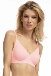 Julimex Sutien soft Simple T-Shirt Bra roz deschis, S