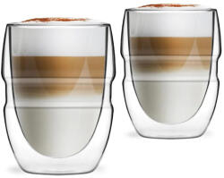 Vialli Design SFERICO 7961 duplafalú üveg csésze 300 ml, 2 db