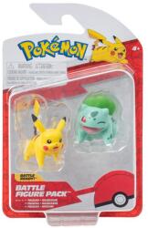 Pokémon 2 db-os figura - Bulbasaur, Pikachu