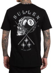 SULLEN Tricou bărbați SULLEN - PREMIUM - TRAGIC EIGHTBALL - JET BLACK - SCM7085_JTBK