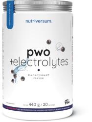 Nutriversum PWO+ Electrolytes 440 g Fekete ribizli - proteinplaza