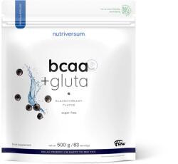 Nutriversum BCAA + GLUTA Sugar Free 500 g fekete ribizli - proteinplaza