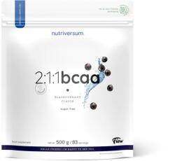 Nutriversum 2: 1: 1 BCAA Sugar Free 500 g Fekete ribizli