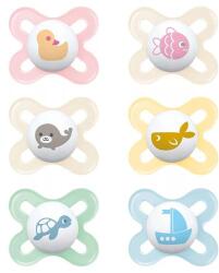 MAM Játszócumi Original Start, megújult, egész karton szilikon lapított (méret: 1) 0 - 2 hó (6 db/kr)