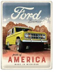 Nostalgic Art Ford Broncol "Pride of America" dombornyomott fémplakát 30 x 40 cm "23322 (23322)