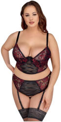 Cottelli Collection Plus Size - melltartó szett (piros) (22144741341)