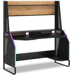 Cilek Birou gaming cu unitate superioara E i iluminare RGB , Colectia Black (142x72x154 cm) (20.58.1112.00)