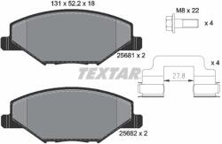 TEXTAR Fékbetét készlet TEXTAR 2568101 for SEAT, SKODA, VW, AUDI (2568101)