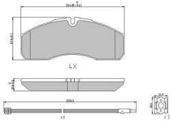 FERODO Fékbetét készlet FERODO FVR1977 for RENAULT (FVR1977)