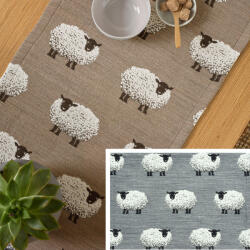 Sander Fluffys Gang asztali futó 40 x 93 cm szürke (447168-21)