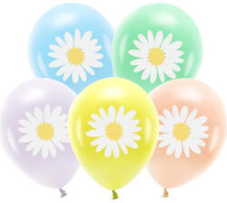 PartyDeco S. r. o Lufi, latex, ECO, margaréták 5 db/cs