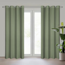  Rita egyszínű dekor függöny Olívazöld 140x250 cm (459385)