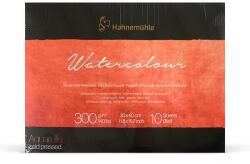 Hahnemühle Watercolour Mould-made prémium akvarelltömb, 300 g, 10 lap, 30x40 cm, félérdes