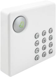  RFID olvasós és kódzáras segédolvasó az YA-83 szériájú önálló olvasókhoz - MIFARE - fehér YA-93K-wh