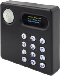  RFID olvasós és kódzáras segédolvasó az YA-82 szériájú önálló olvasókhoz kijelzővel - EM - fekete YA-92DK-bk