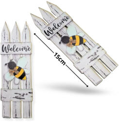  Nyomtatott dekorkarton - Fehér kerítés méhecskével 2db/cs 6798