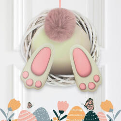  Nyomtatott dekorkarton - Nyuszi popi mályva 20cm - papelito