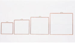  Üveglap keretezett, 3mm négyszög 12*12cm 4023 (4023)