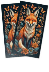 Nyomtatott dekorkarton - Rókás őszi tábla 2db/cs - papelito
