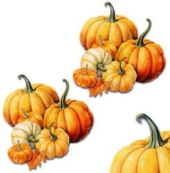 Nyomtatott dekorkarton - Tökök halomban 2db/csomag 6820