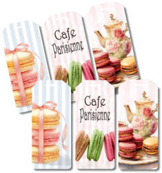 Nyomtatott dekorkarton - Macaronos biléták 6db/csomag - papelito