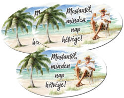 Nyomtatott dekorkarton - Mostantól minden nap. . 3db/cs - papelito