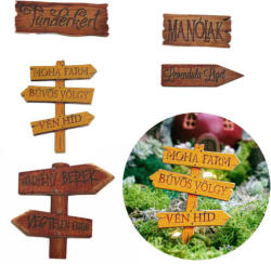 Manókellék - színes útjelző táblák 5/cs 6565